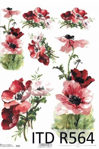 DECOUPAGE PAPIR RIŽEV A4,CVET