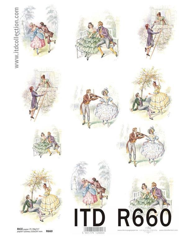 DECOUPAGE PAPIR RIŽEV A4,ZALJ.PAR