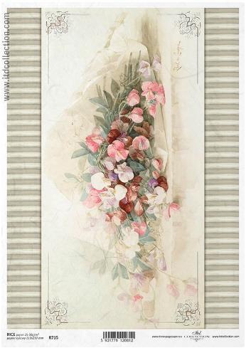 DECOUPAGE PAPIR RIŽEV A4,NAMIZNI DEKOR