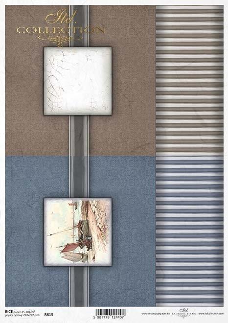 CARTA DI RISO PER DECOUPAGE A4, ESTIVO E