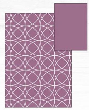 Vario karton 250 g 50x70 cm krogi vintage purple