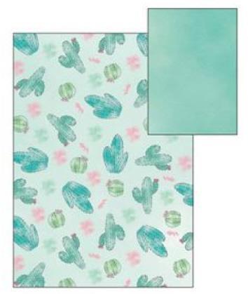 Vario karton 250 g 50x70 cm kaktusi
