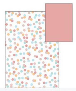 Vario karton 250g 50x70 cm, pastelne pike pomlad