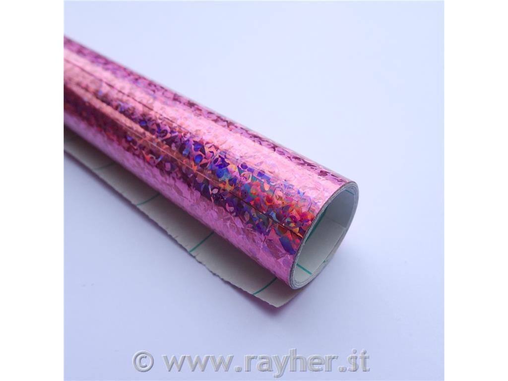 Lamina olografica 0,5x1 m, pink