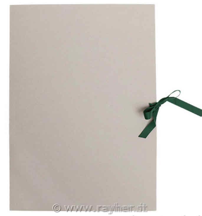 Cartella in cartone grigio A3