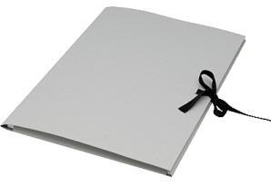 Cartella in cartone grigio A1