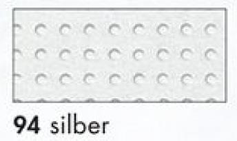 Cartoncino con buchi 44x58 cm argento262 g