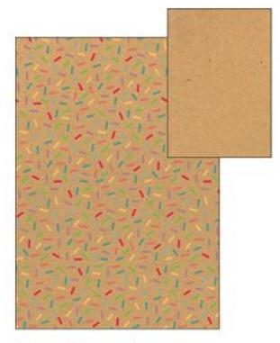 Karton Vintage 230g 50x70 cm, pisan posip