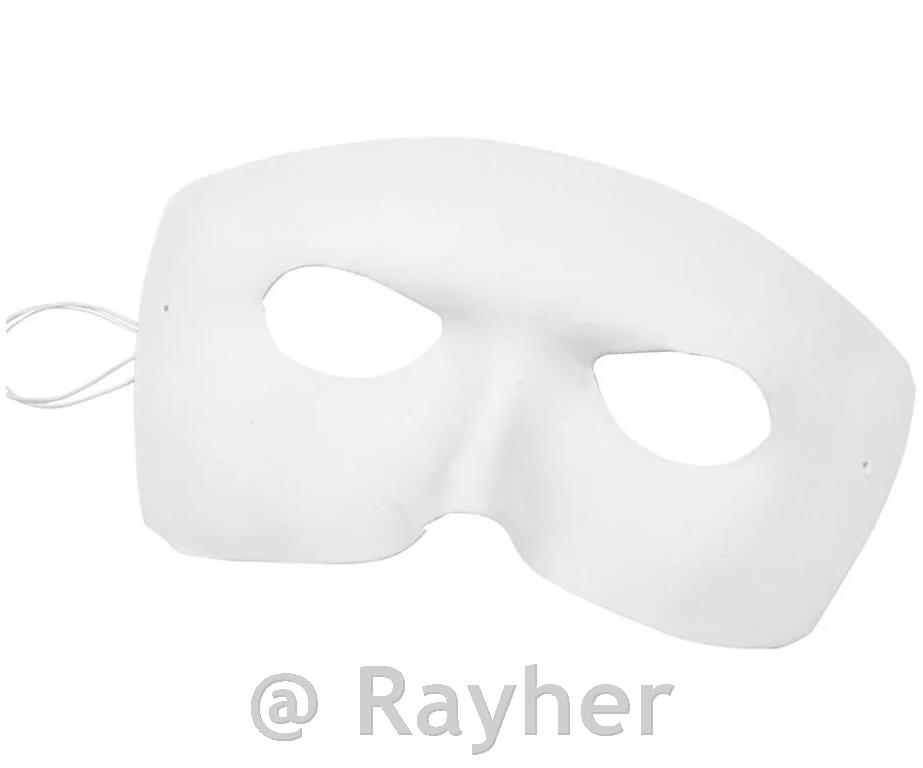 Maschera di carnevale per dipingere, 12x17cm