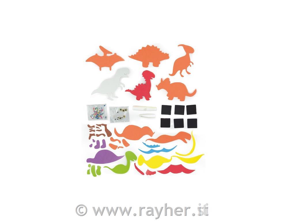 Set creativo: Magneti divertenti,dinosauri