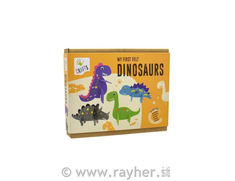 Set creativo: Dinosauri in feltro