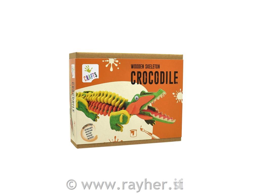 Diy: Crocodile sceleton