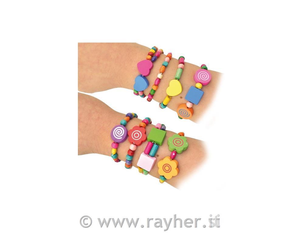 Set creativo: Bracciali con perline