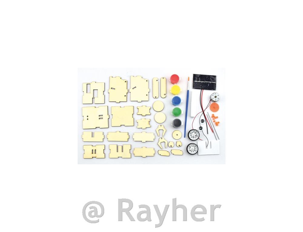 Set creativo: robot alimentato ad energia solare