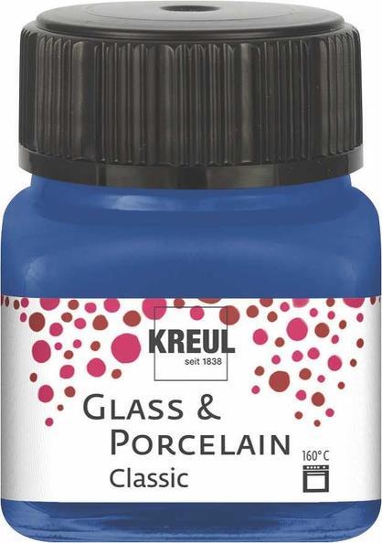 Colore per porcellana e vetro Porcelainilliant 160°C, 20 ml, blu cobalto
