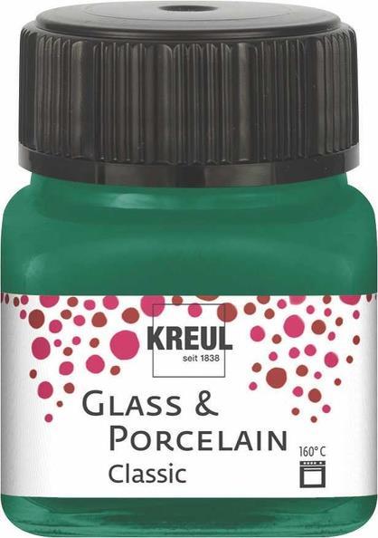 Colore per porcellana e vetro Porcelainilliant 160°C, 20 ml, verde scuro