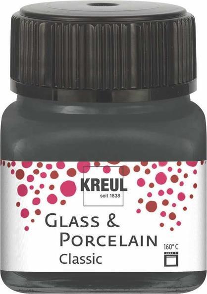 Colore per porcellana e vetro Porcelainilliant 160°C, 20 ml, grigio