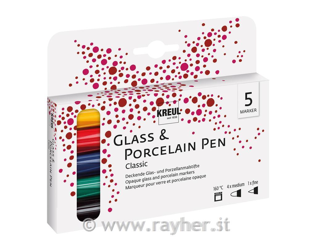 Pennarelli per porcellana PEN brillant scolori classici