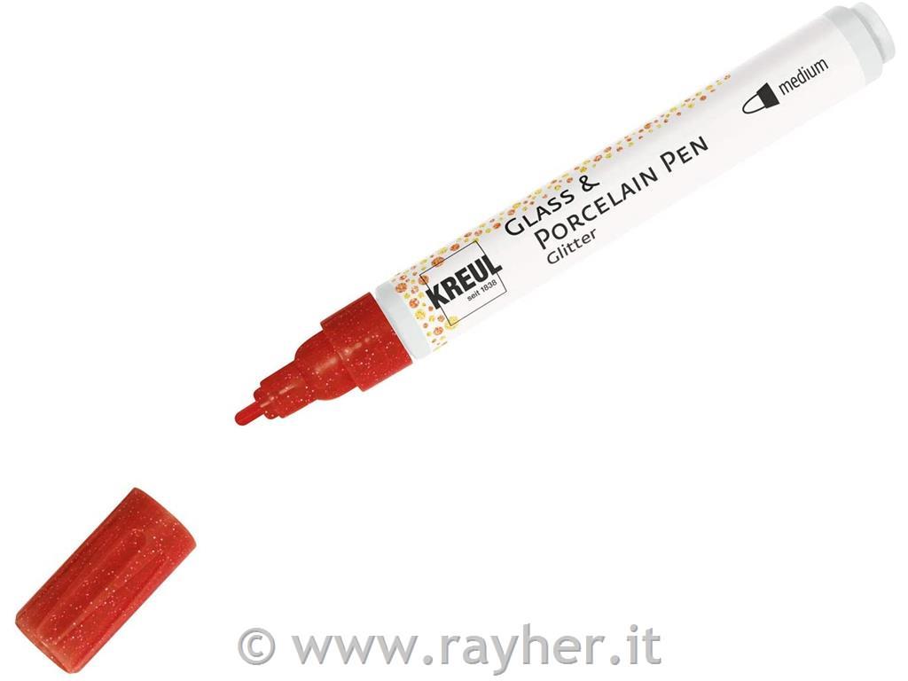 HOBBY LINE Porcelain+GlassPen Glitter 1