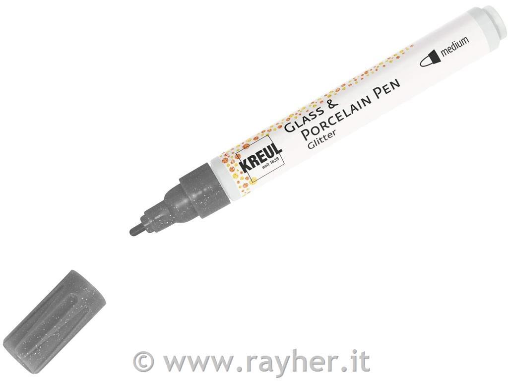 Pennarello per porcellana Glitter antra