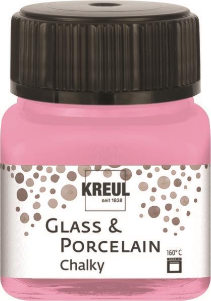Barva za porcelan in steklo, Chalky 20 ml Candy Rose