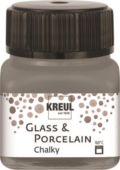 Barva za porcelan in steklo, Chalky 20 ml Smoky Stone