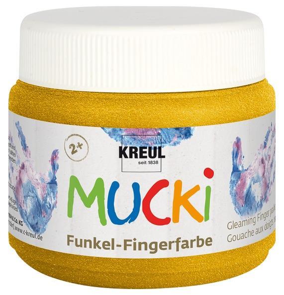 Prstne barve MUCKI 150ml, zlata