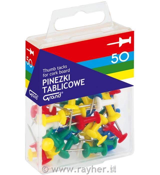 Puntine, colorate, 50 pz