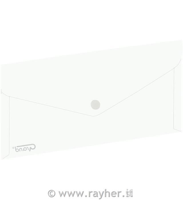 Kuverta za shranjevanje, 25 x 13 cm, bela