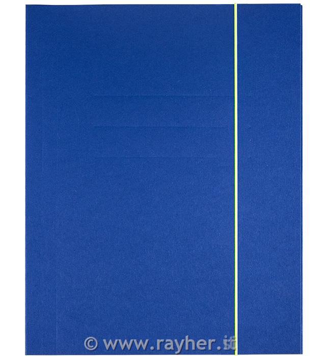 Mapa A4 z elastiko, modra