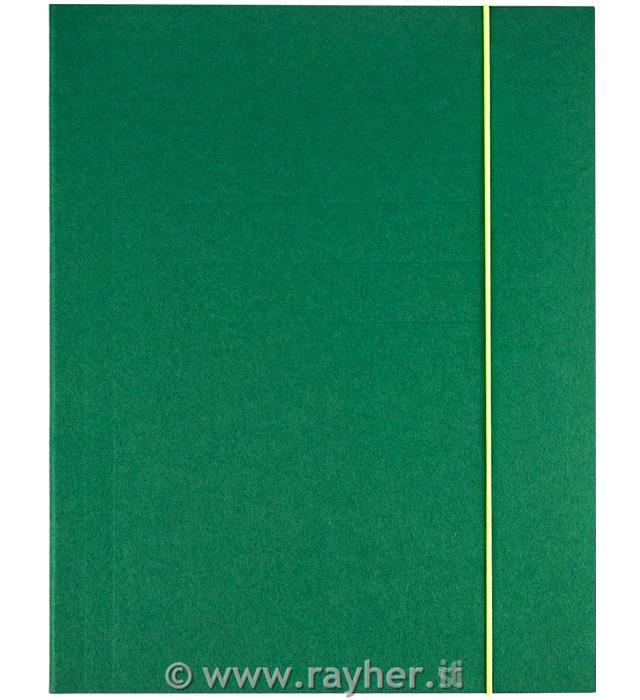 Mapa A4 z elastiko, zelena