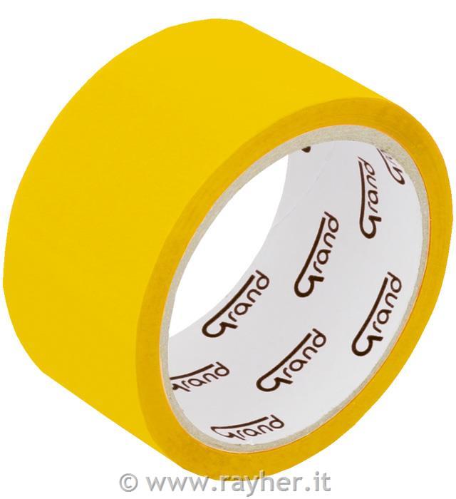 Lepilni trak, 48 mm x 50 m, rumen