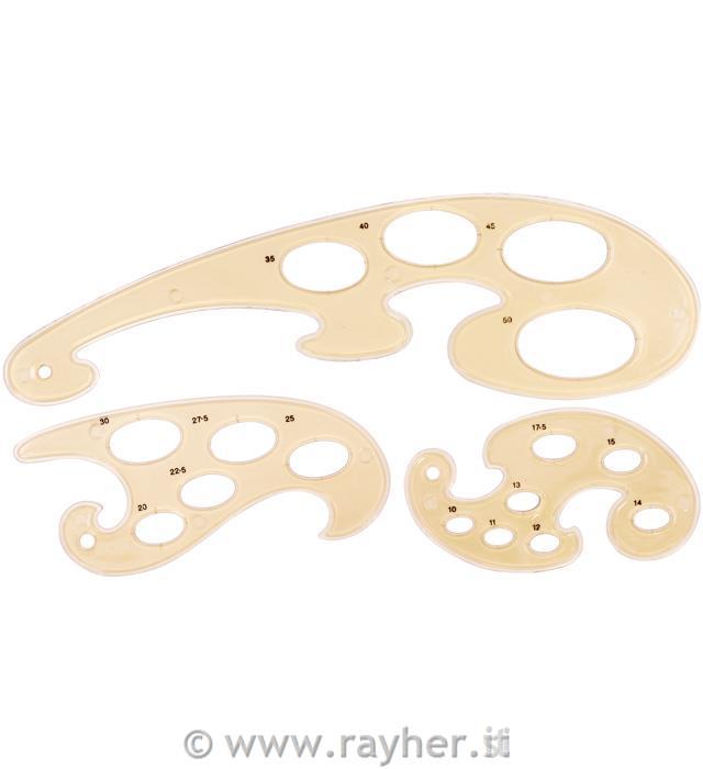 Drawing set Burmeister, 3pcs