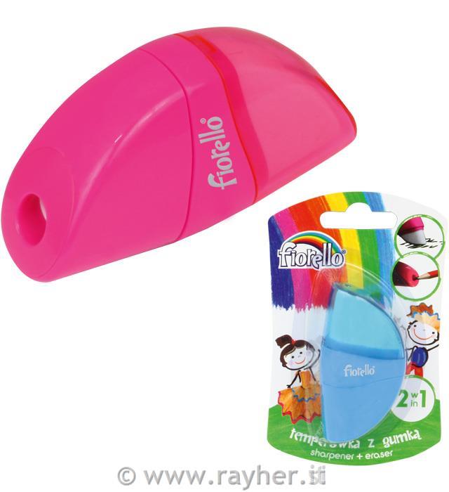 Temperamatite e gomma, 2 in 1