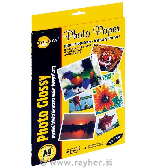 Papir za tiskanje fotografij, A4, glossy, 130gm