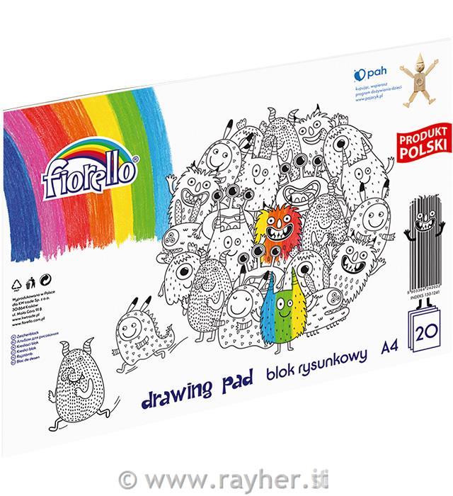 Blok risalni A4, 20 strani, 70 g