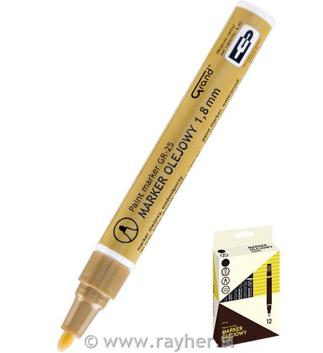 Oljni marker, Paint Grand, zlat