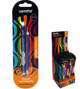 Penna cancellabile + cartuccia, blu