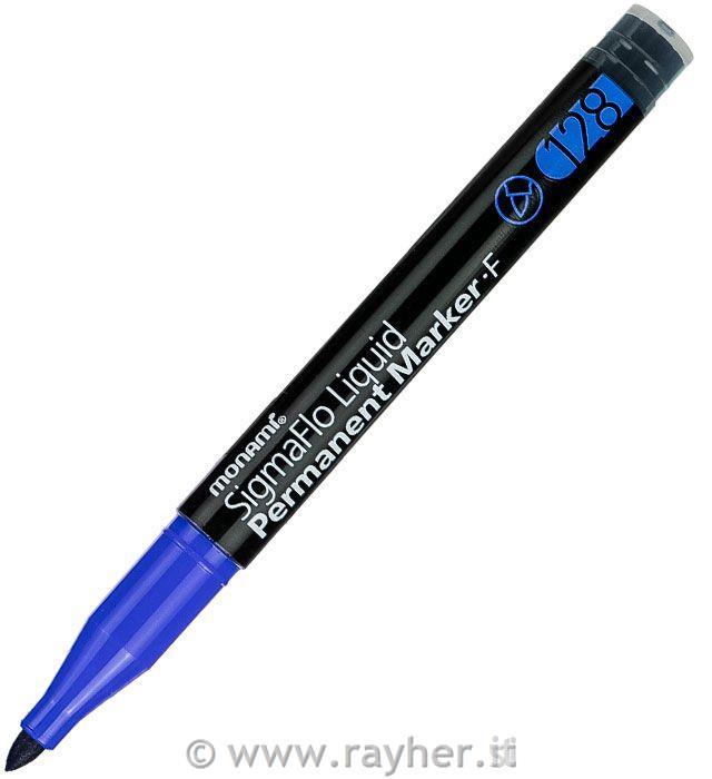 Penna indelebile1 mm, blu