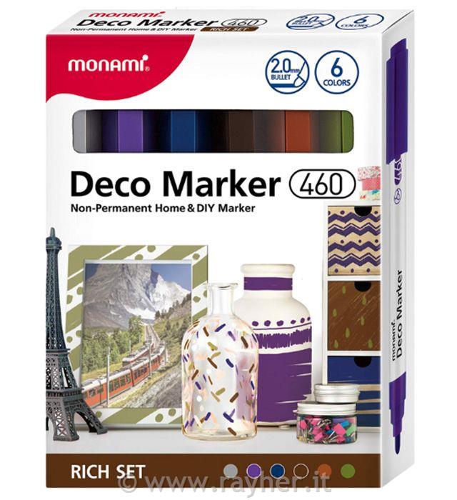 Marker acrilici set 6, Rich