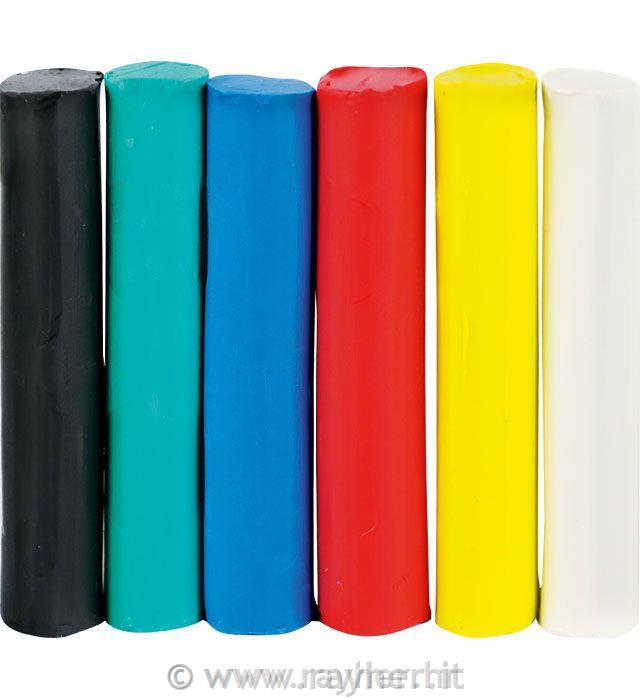 Plastilina, 6 colori