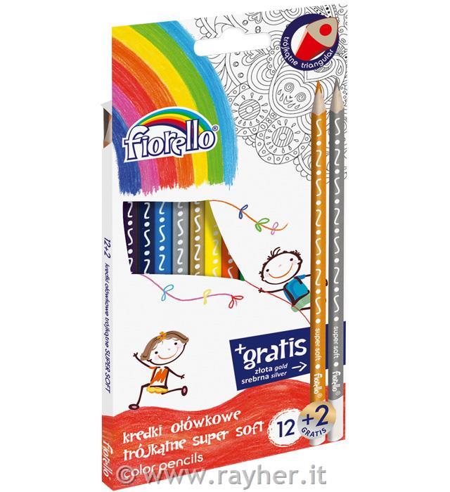 Color pencilsSuper Soft 12+2 colours