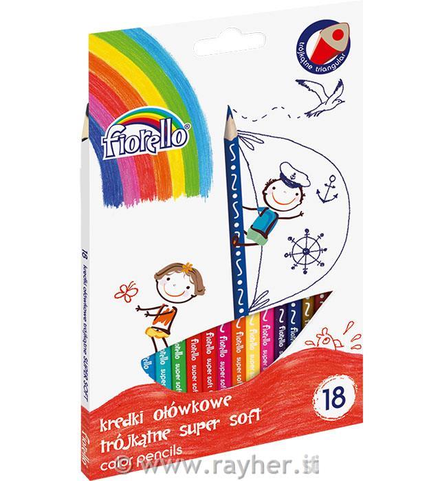 Barvice Fiorello, super soft, set 18