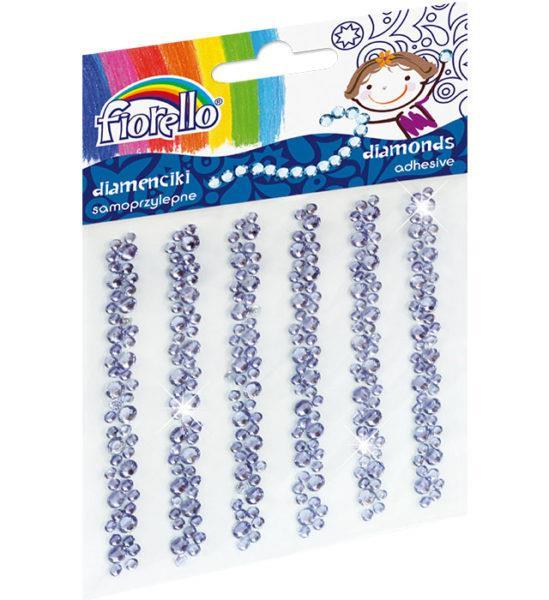 Kristali, samolepilni, lila