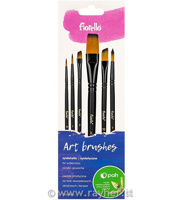 Pennelli, artistici, set 6