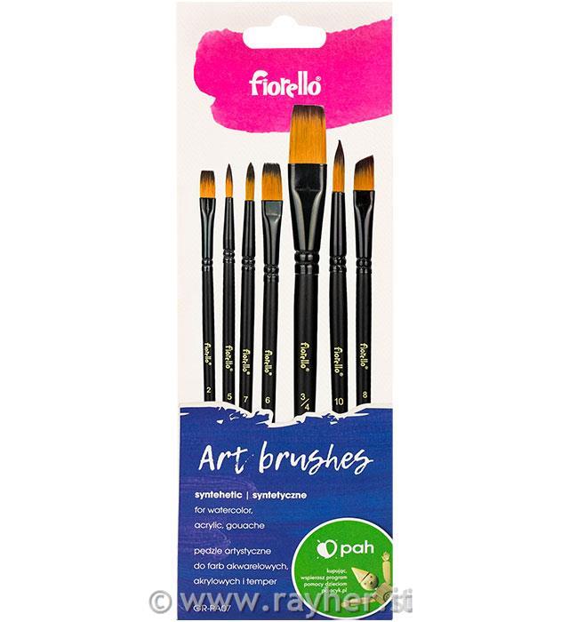 Pennelli, artistici, set 7