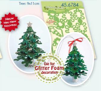 Multi die: Christmas Tree, 3DCut die