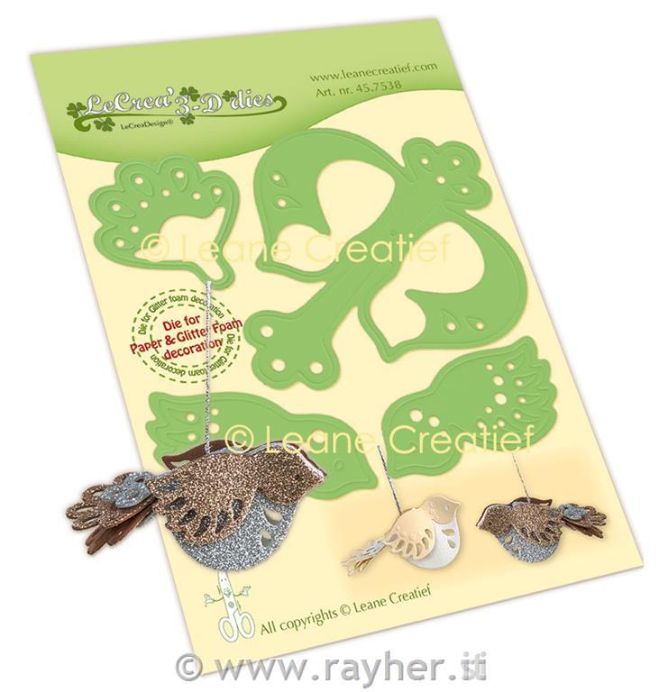 Multi die: Bird, 3DCut & Embossing die