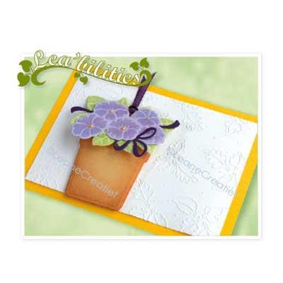Multi die: Flower potCut & Embossing die