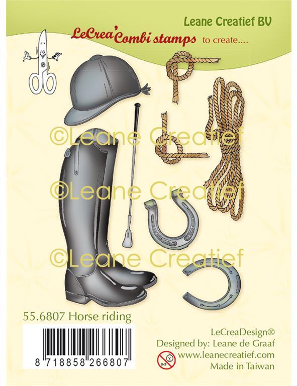 CLEAR STAMP HORSE RIDING